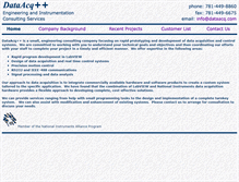Tablet Screenshot of dataacq.com